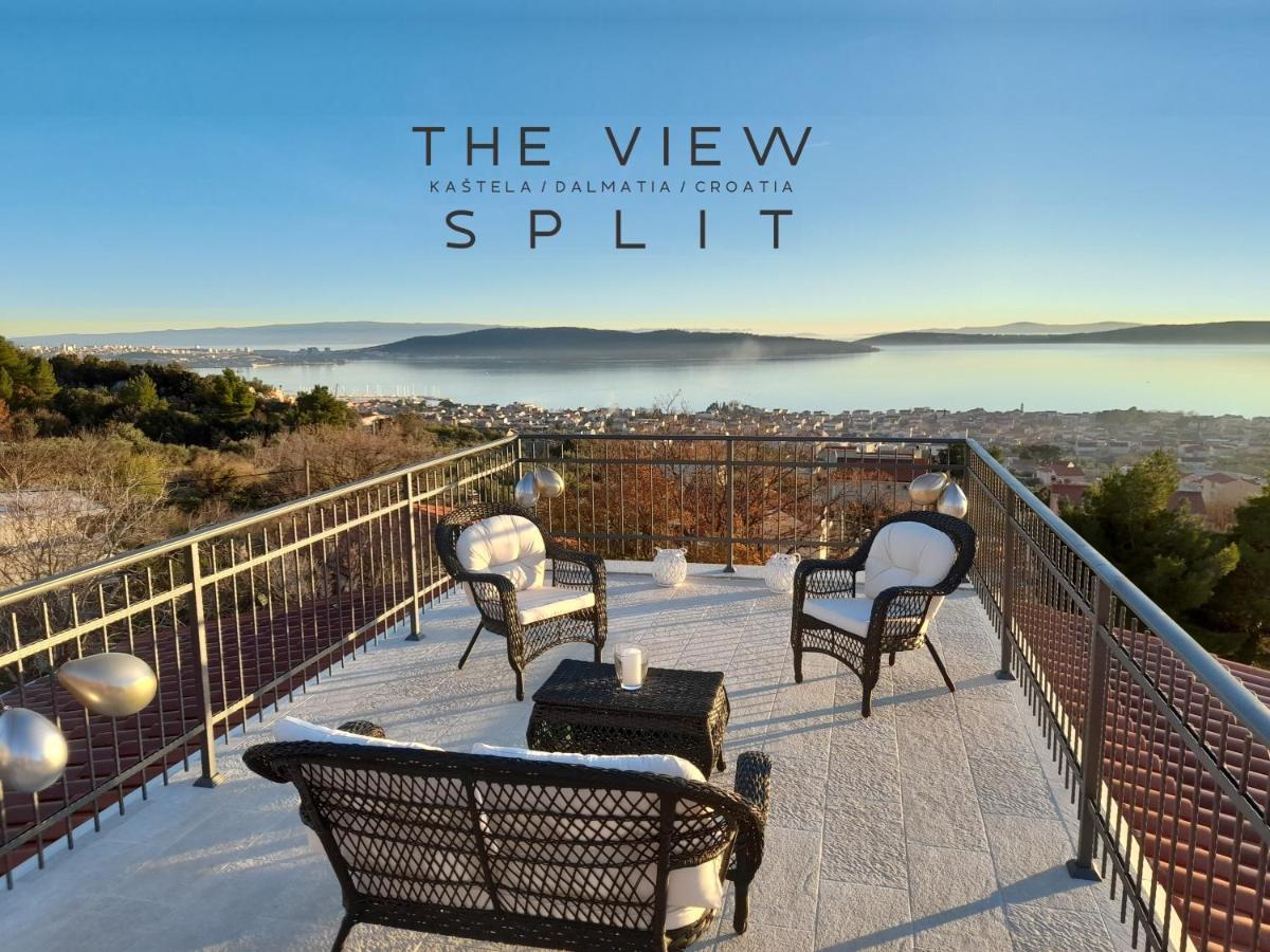 The View Split. Highlight With Roof-Top-Terrace And Pool Каштела Экстерьер фото